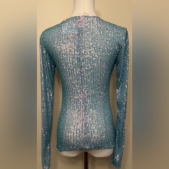 FREE PEOPLE NWOT Gold Rush Long Sleeve top size extra small - Picture 9 of 10